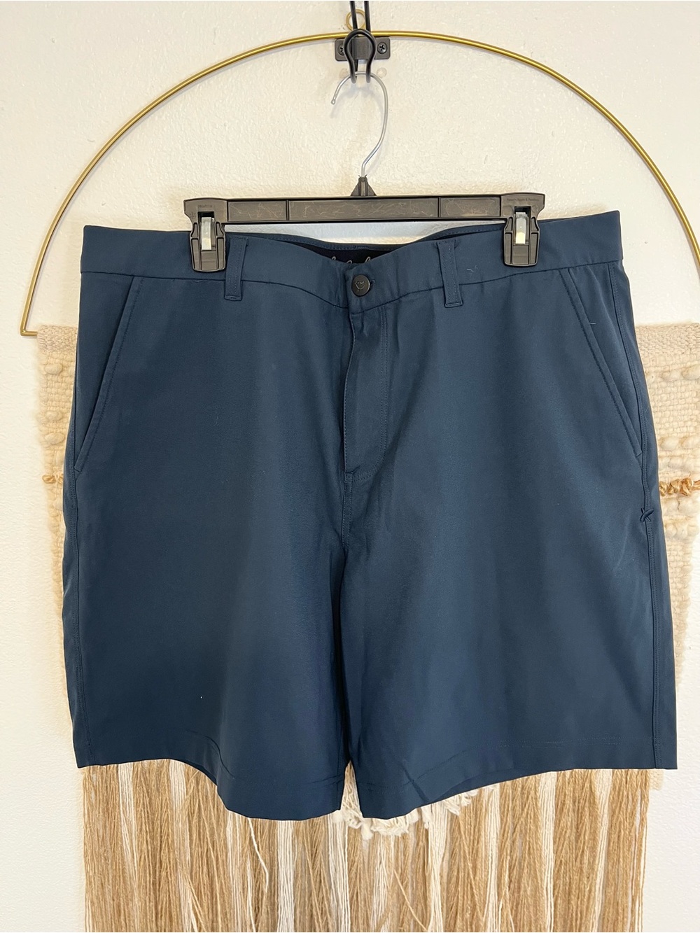 Bad Birdie Men’s Navy Blue Golf Shorts 36